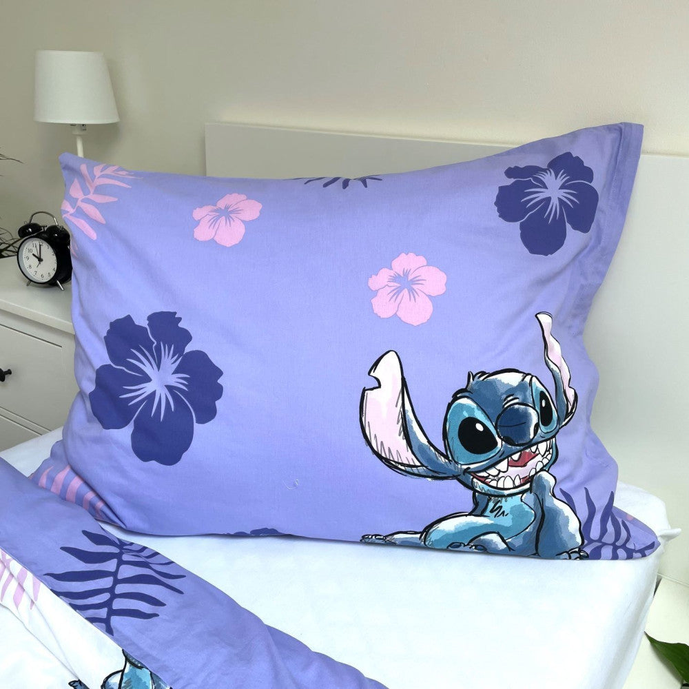 Komplet posteljnine Disney Lilo and Stitch Blooming 140cm—200cm, 70cm—90 cm