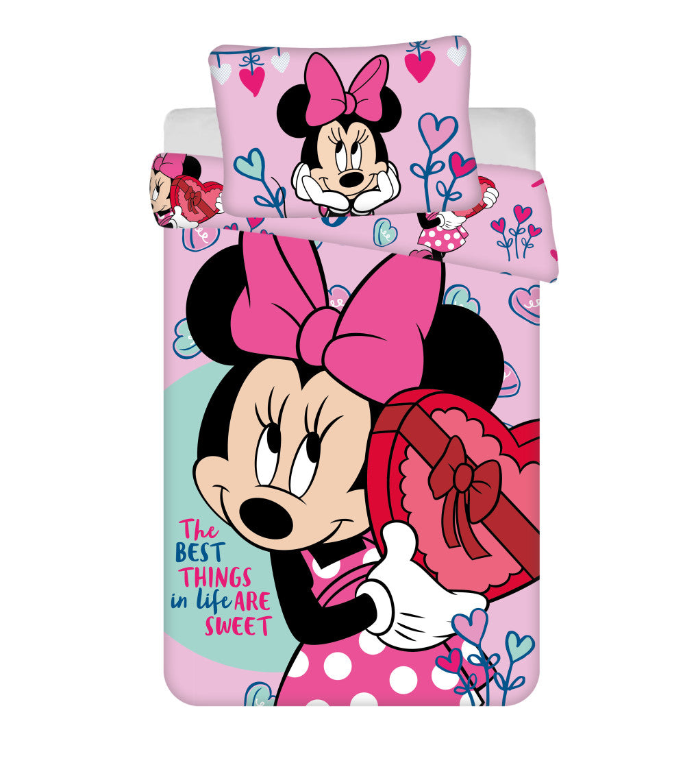 Disney Minnie Sweets otroška posteljnina 100cm—135 cm, 40cm—60 cm