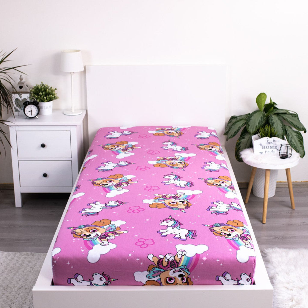 Napenjalna rjuha Paw Patrol Unicorn Dreams 90x200 cm