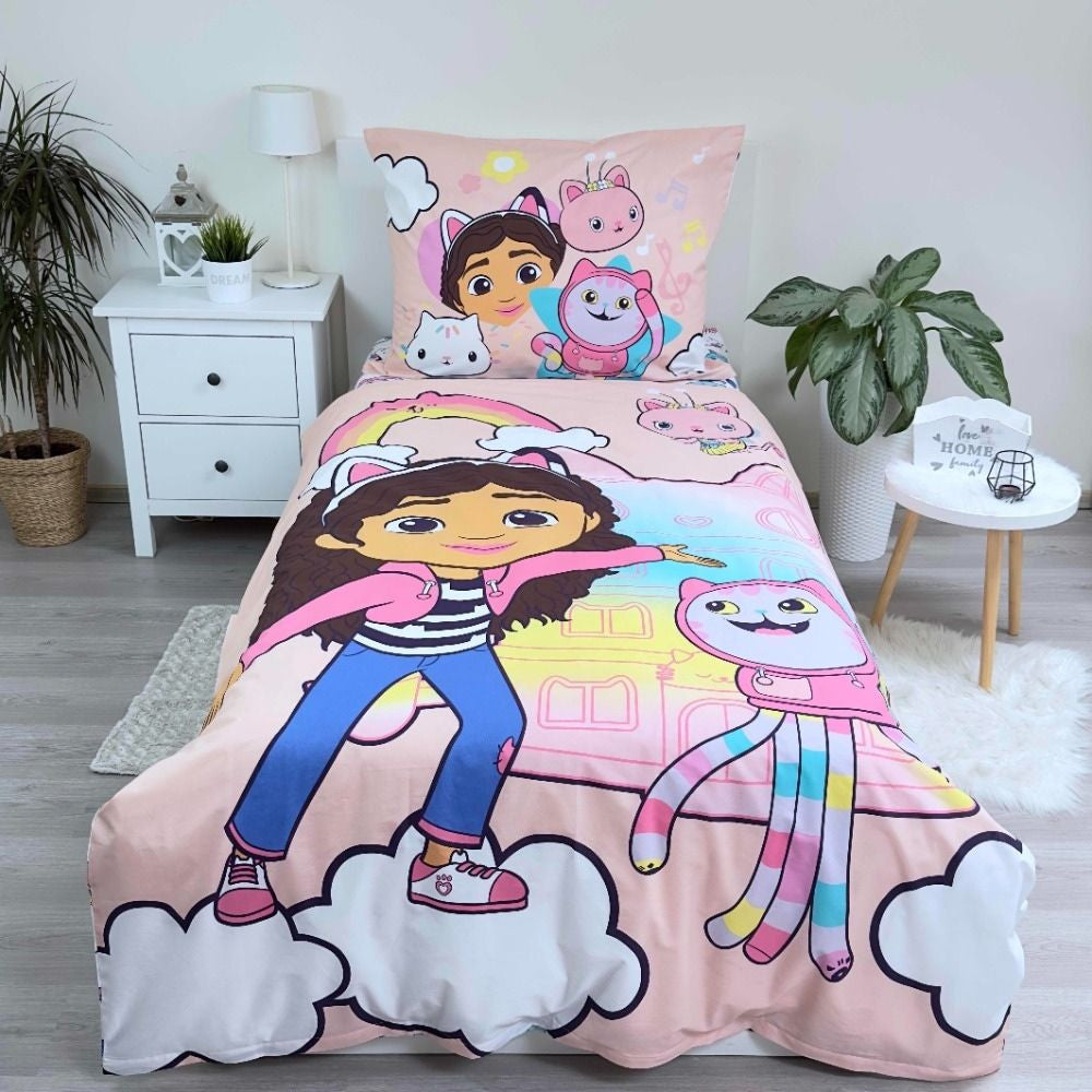 Komplet posteljnine Gabby's Dollhouse Dreamland 140cm—200cm, 70cm—90 cm