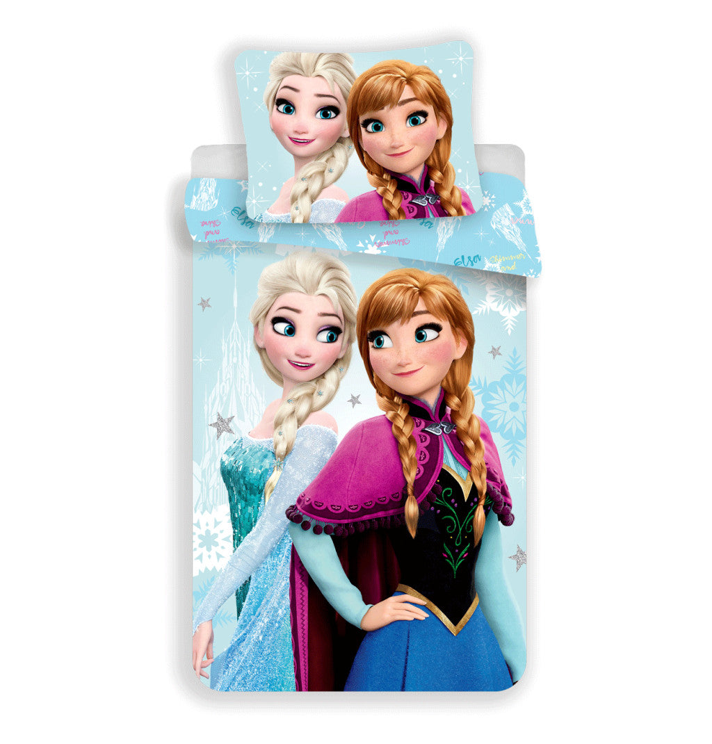 Komplet posteljnine Disney Frozen Light Blue 140cm—200cm, 70cm—90 cm