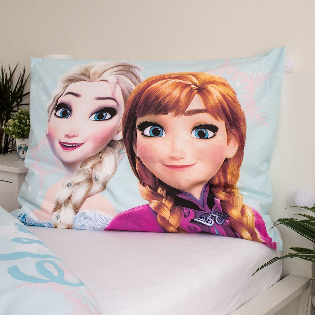 Komplet posteljnine Disney Frozen Light Blue 140cm—200cm, 70cm—90 cm