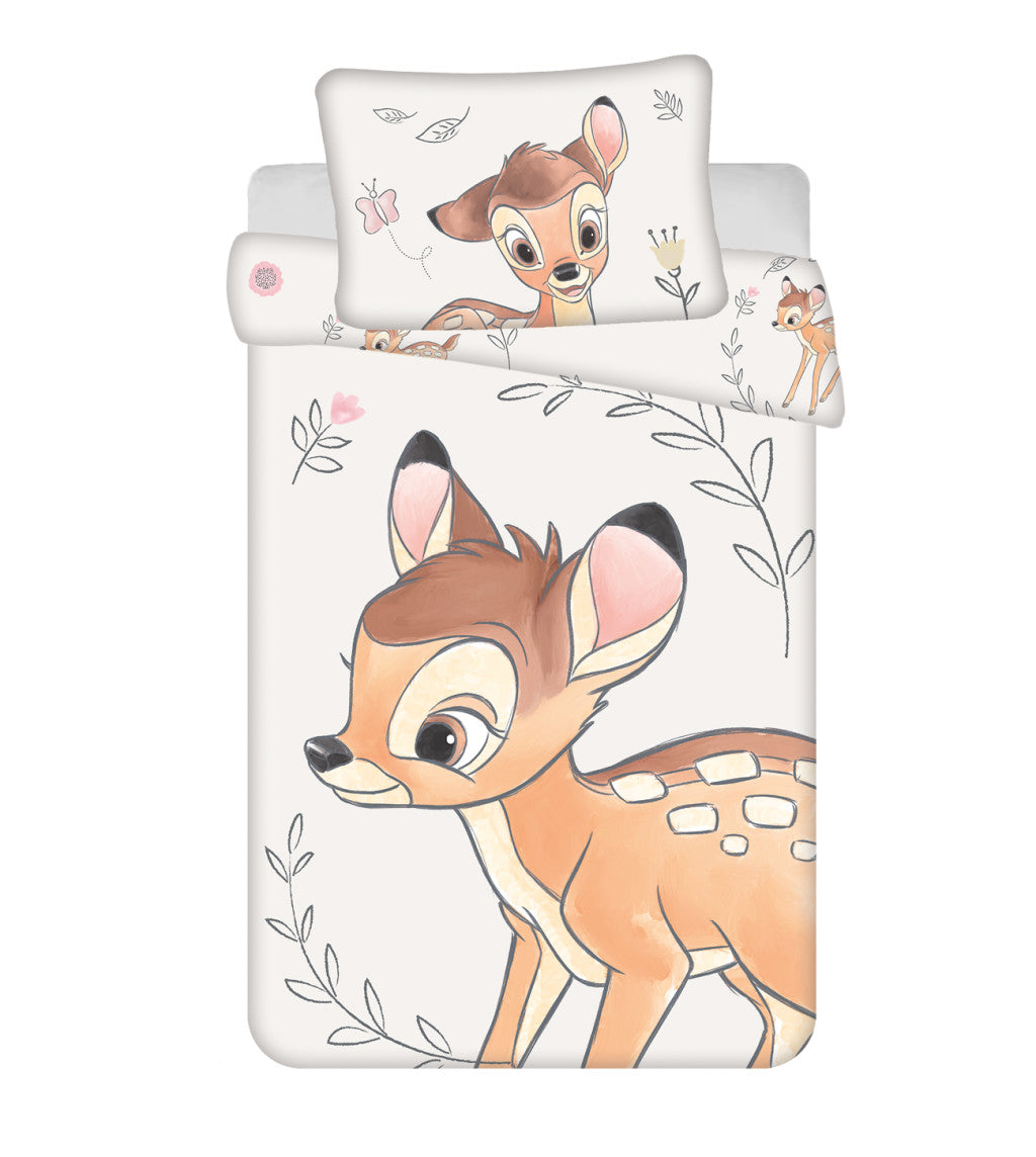 Prevleka za otroško posteljnino Disney Bambi Beige 100cm—135cm, 40cm—60 cm
