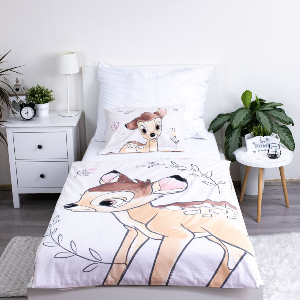 Prevleka za otroško posteljnino Disney Bambi Beige 100cm—135cm, 40cm—60 cm