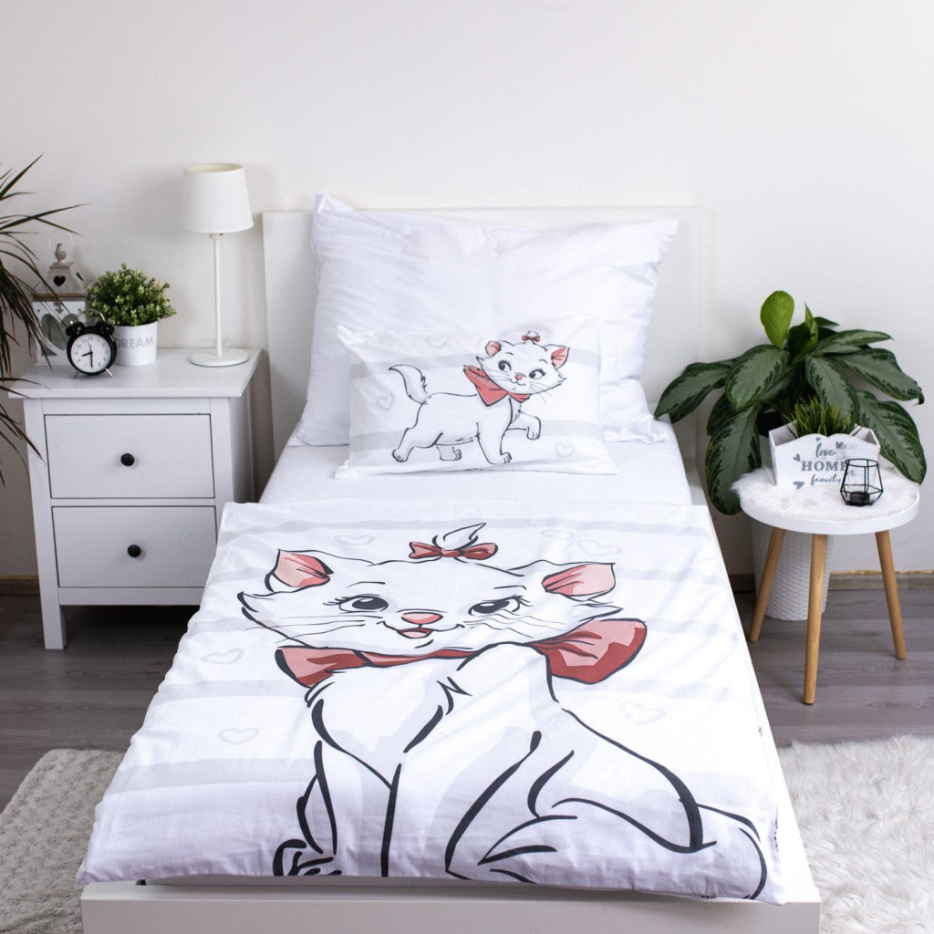 Prevleka za otroško posteljnino Disney Marie Bow 100x135 cm, 40x60 cm