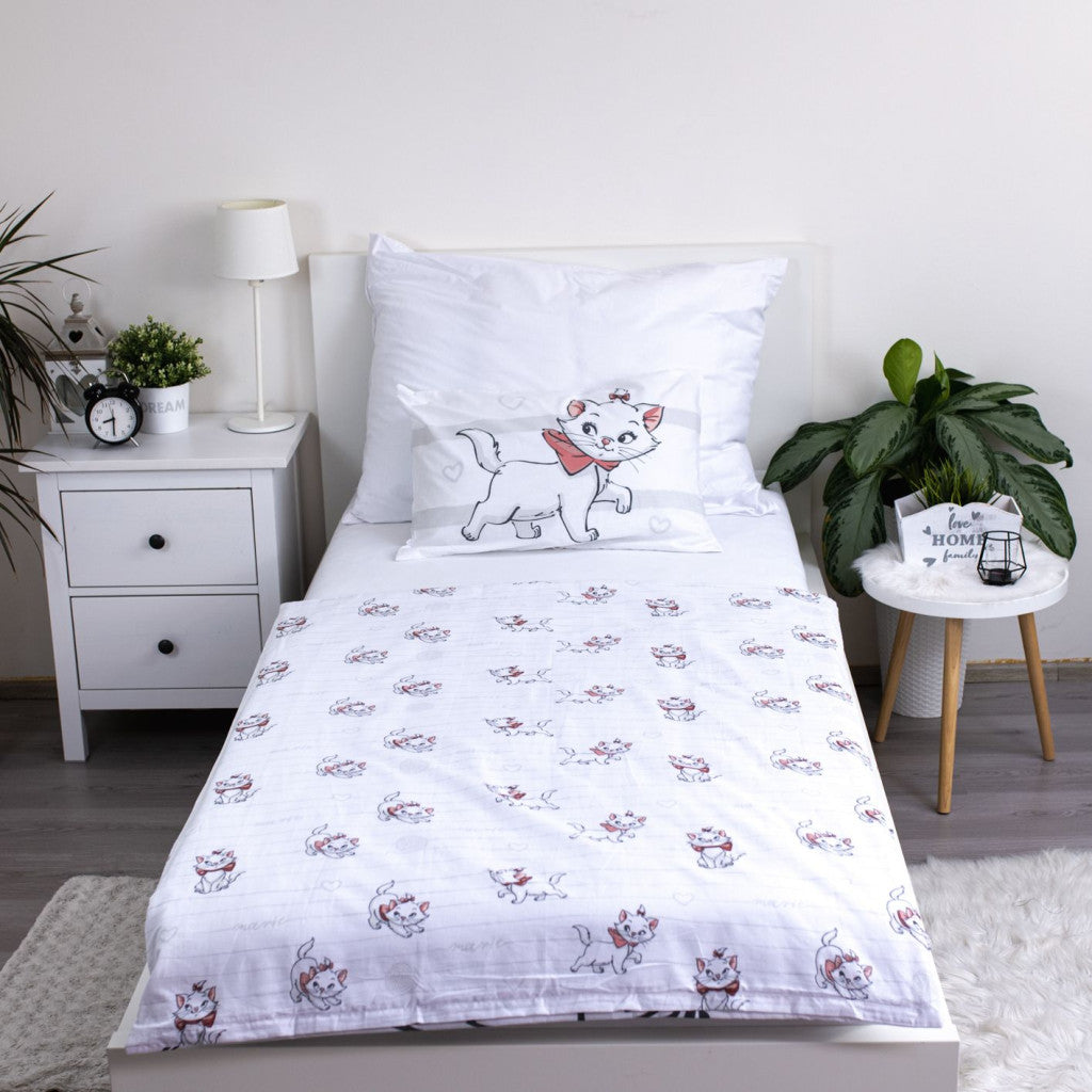 Prevleka za otroško posteljnino Disney Marie Bow 100x135 cm, 40x60 cm
