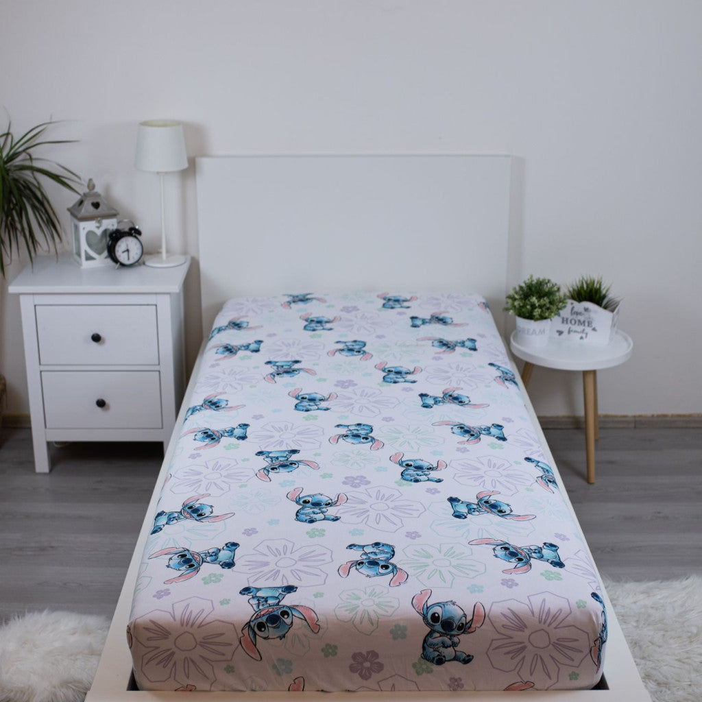 Disney Lilo and Stitch Ohana bela rjuha 90x200 cm