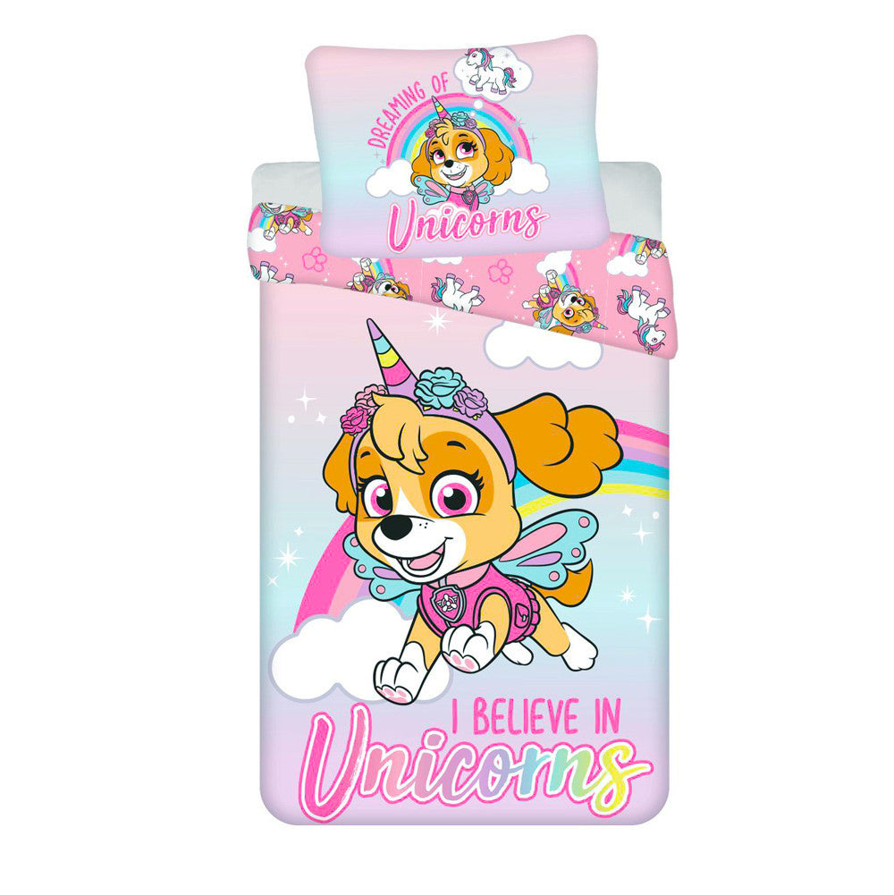 Otroška posteljnina Paw Patrol Unicorn Dreams