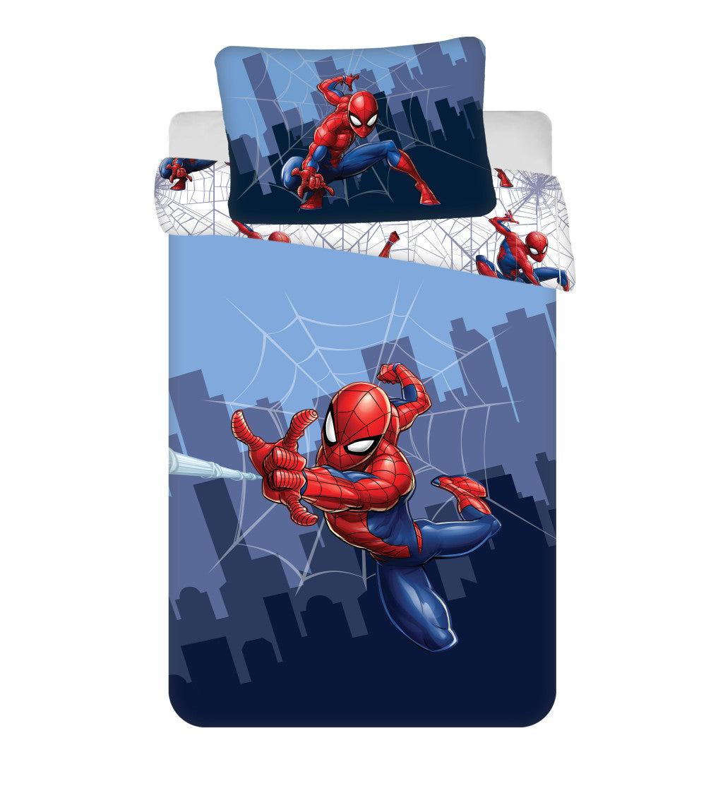 Komplet otroške posteljnine Spiderman City Swinger 100cm—135 cm, 40cm—60 cm