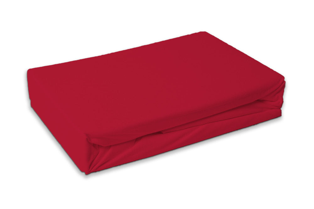 Barva Rdeča rjuha iz frotirja 90x200 cm