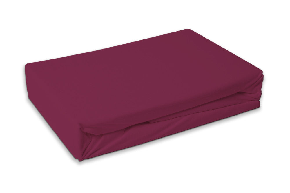 Bordo rdeča frotirna rjuha 90x200 cm