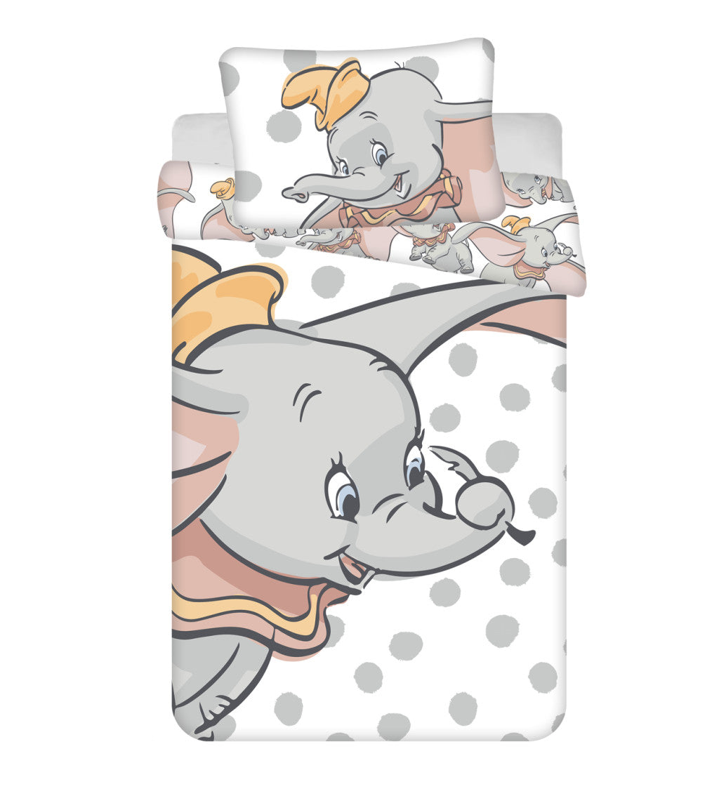 Komplet otroške posteljnine Disney Dumbo Dots 100cm—135cm, 40cm—60 cm