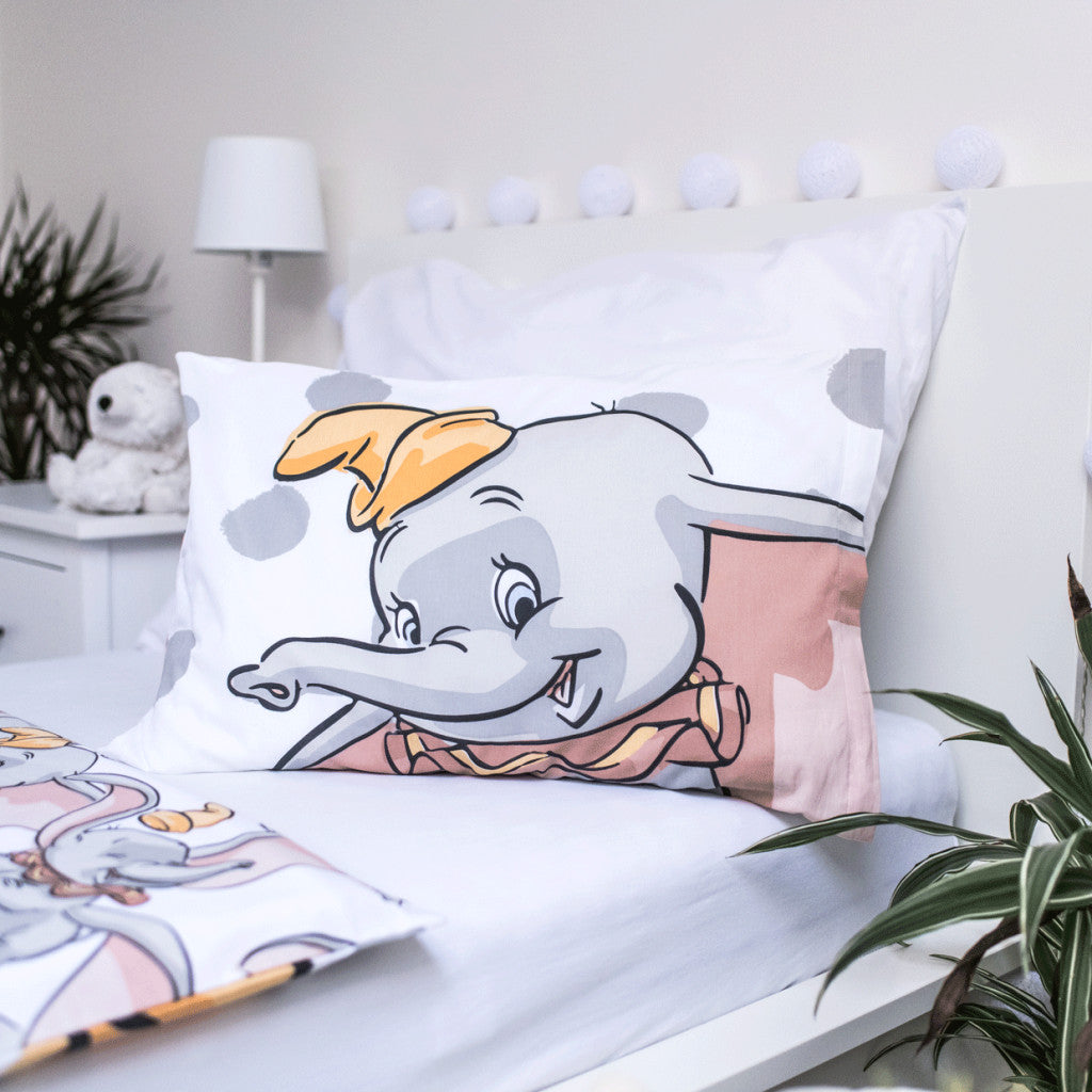 Komplet otroške posteljnine Disney Dumbo Dots 100cm—135cm, 40cm—60 cm
