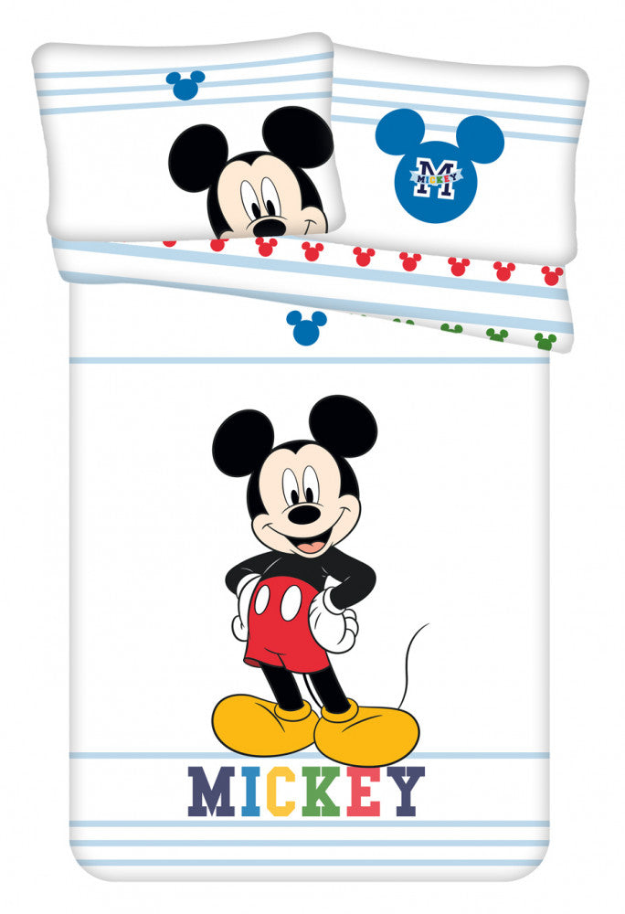 Komplet otroške posteljnine Disney Mickey Colours 100cm—135cm, 40cm—60 cm