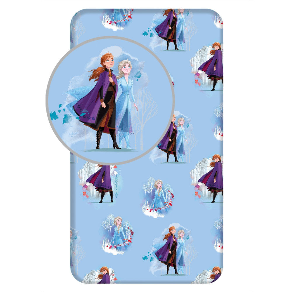 Napenjalna rjuha Disney Frozen Blue Leaves
