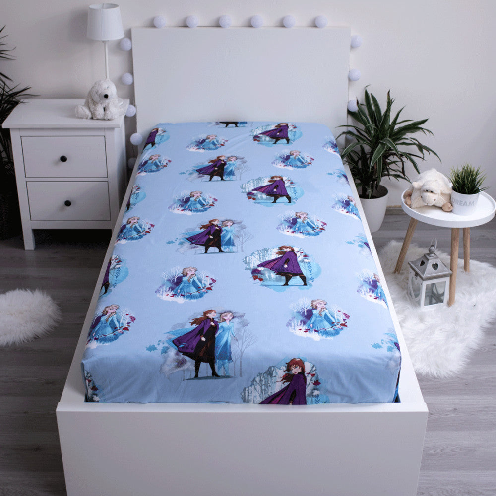 Disney Frozen Blue Leaves rjuha 90*200 cm