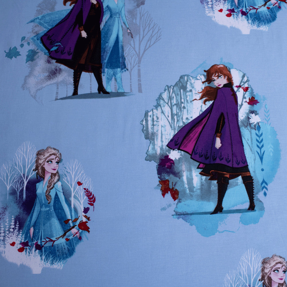 Disney Frozen Blue Leaves rjuha 90*200 cm