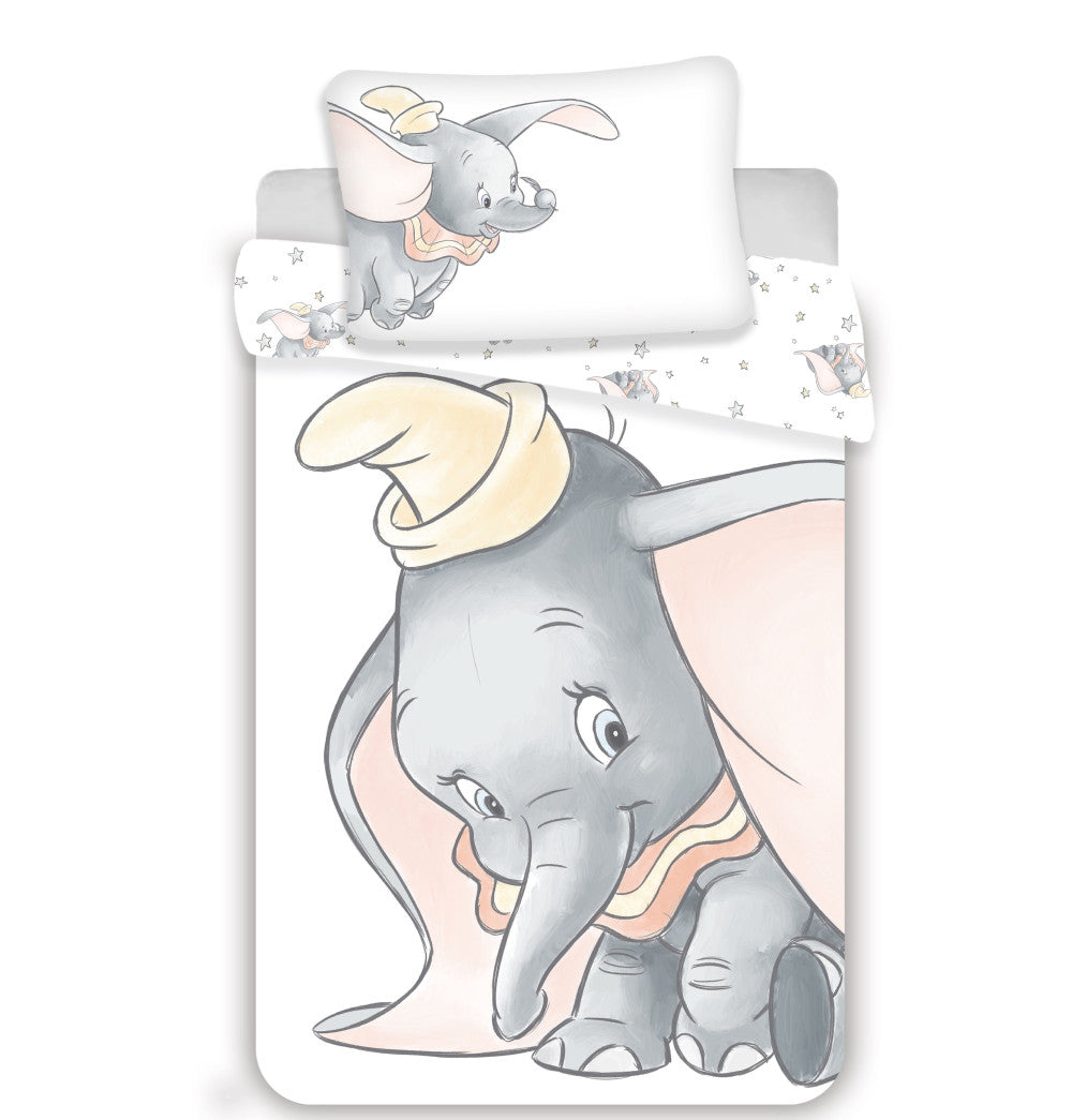 Komplet otroške posteljnine Disney Dumbo Grey 100cm—135cm, 40cm—60 cm