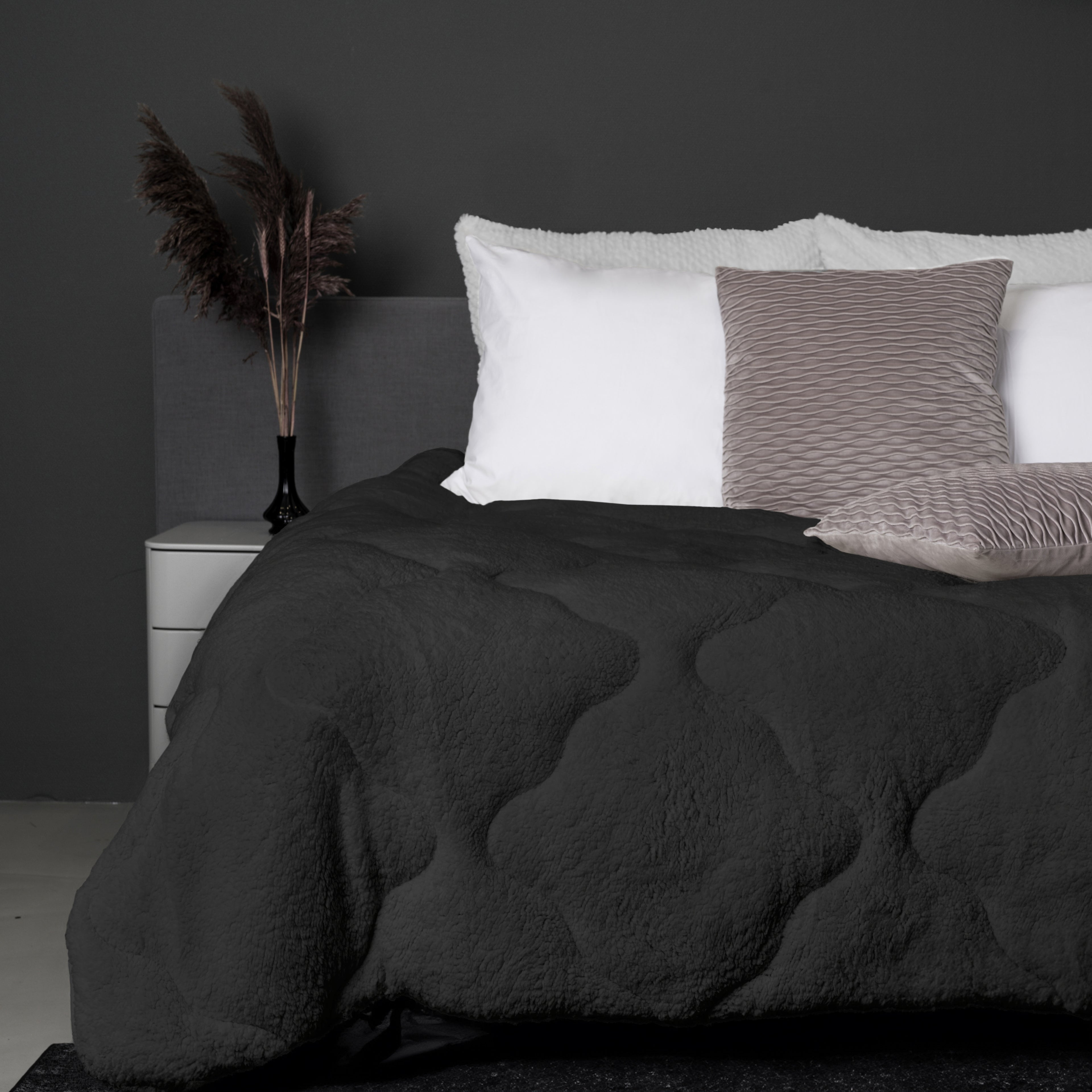 Lazy All-in one Odeja Teddy Antracit