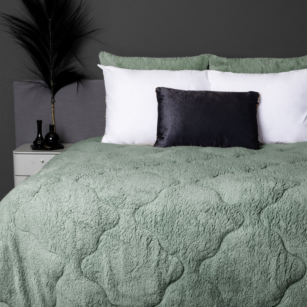 Lazy All-in one Odeja Teddy Dark Green