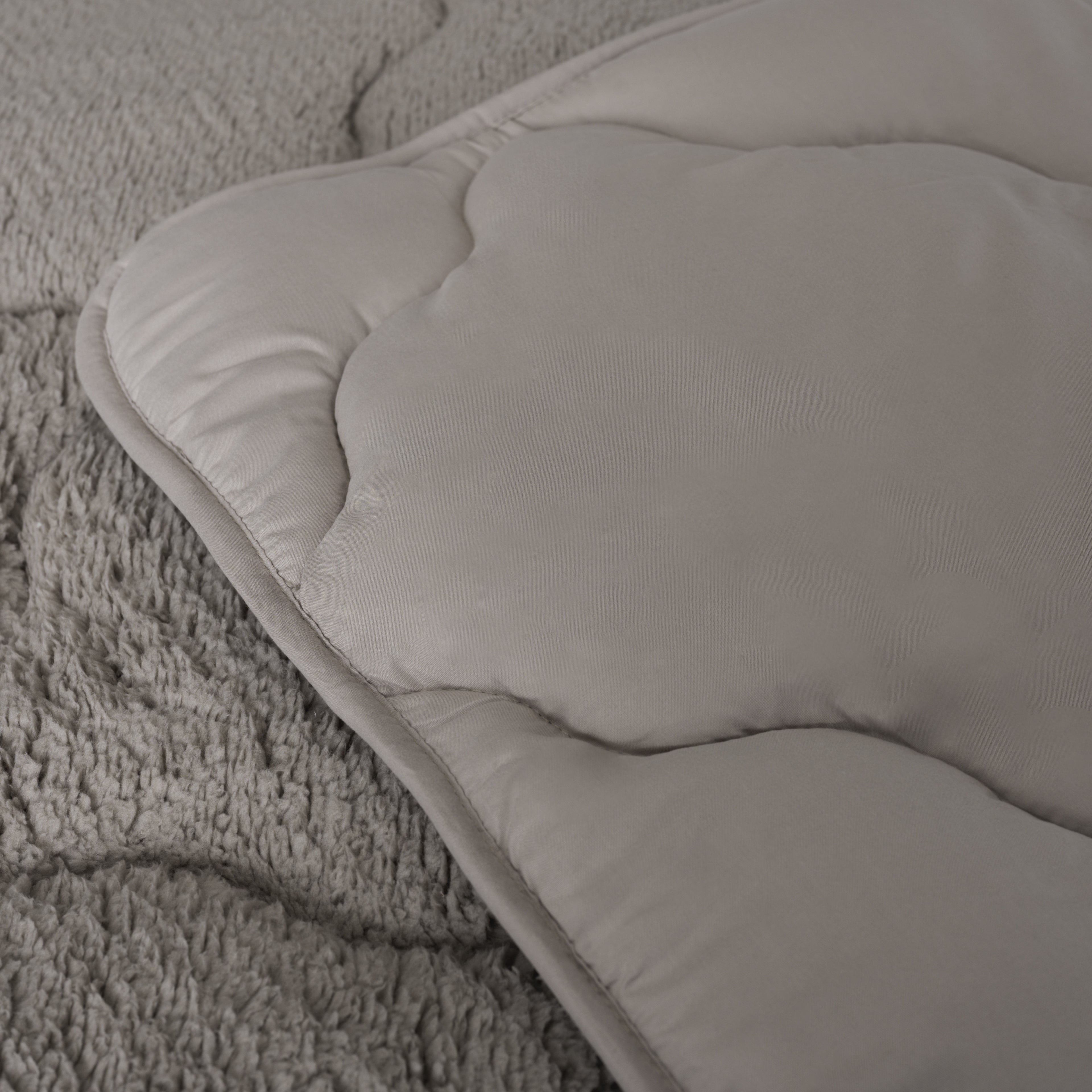Lazy All-in one Odeja Teddy Taupe