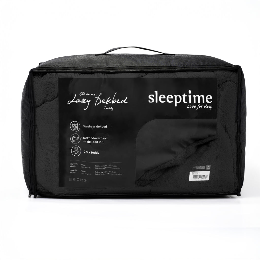 Lazy All-in one Odeja Teddy Antracit