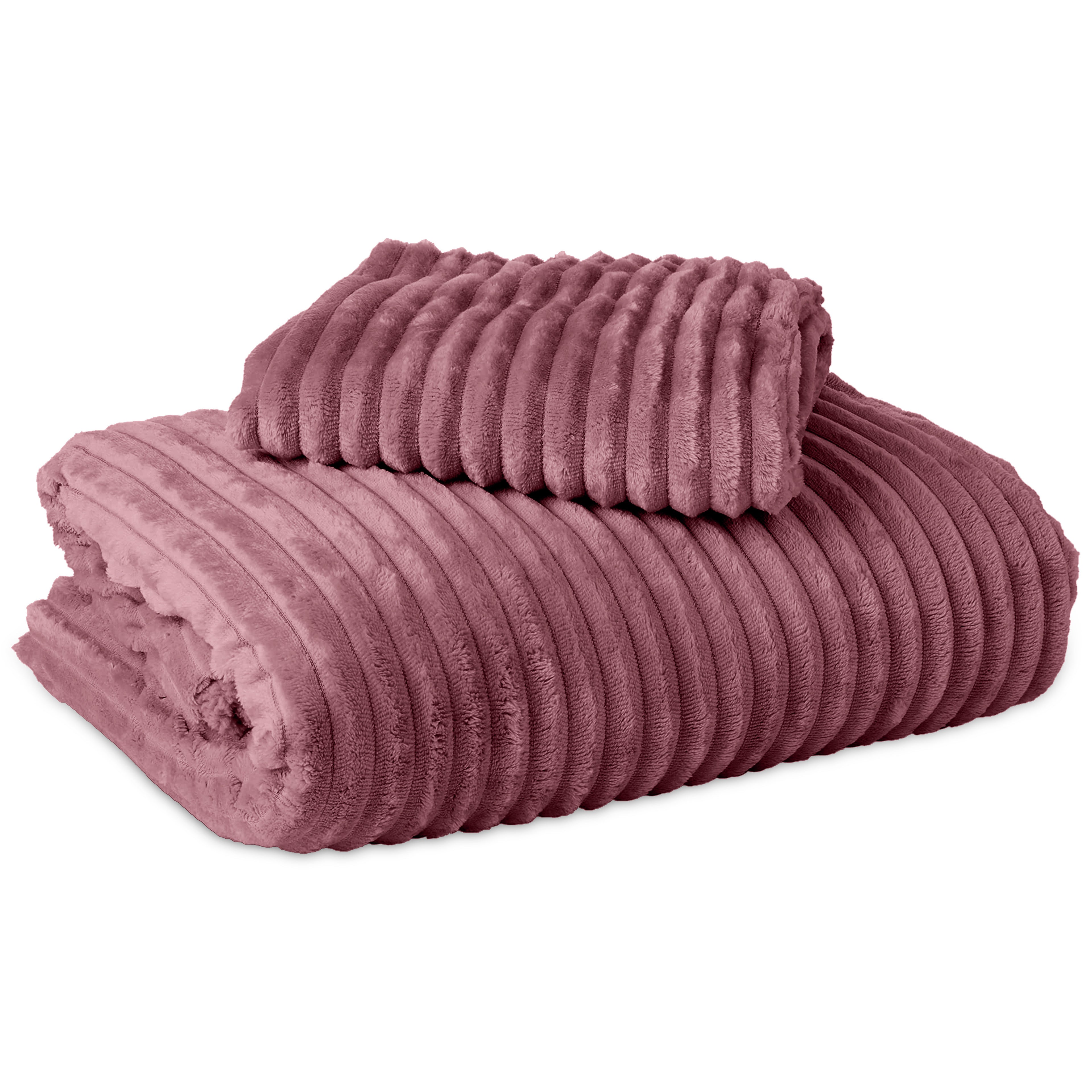 Posteljnina Rib Teddy roza
