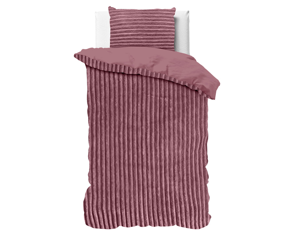 Posteljnina Rib Teddy roza