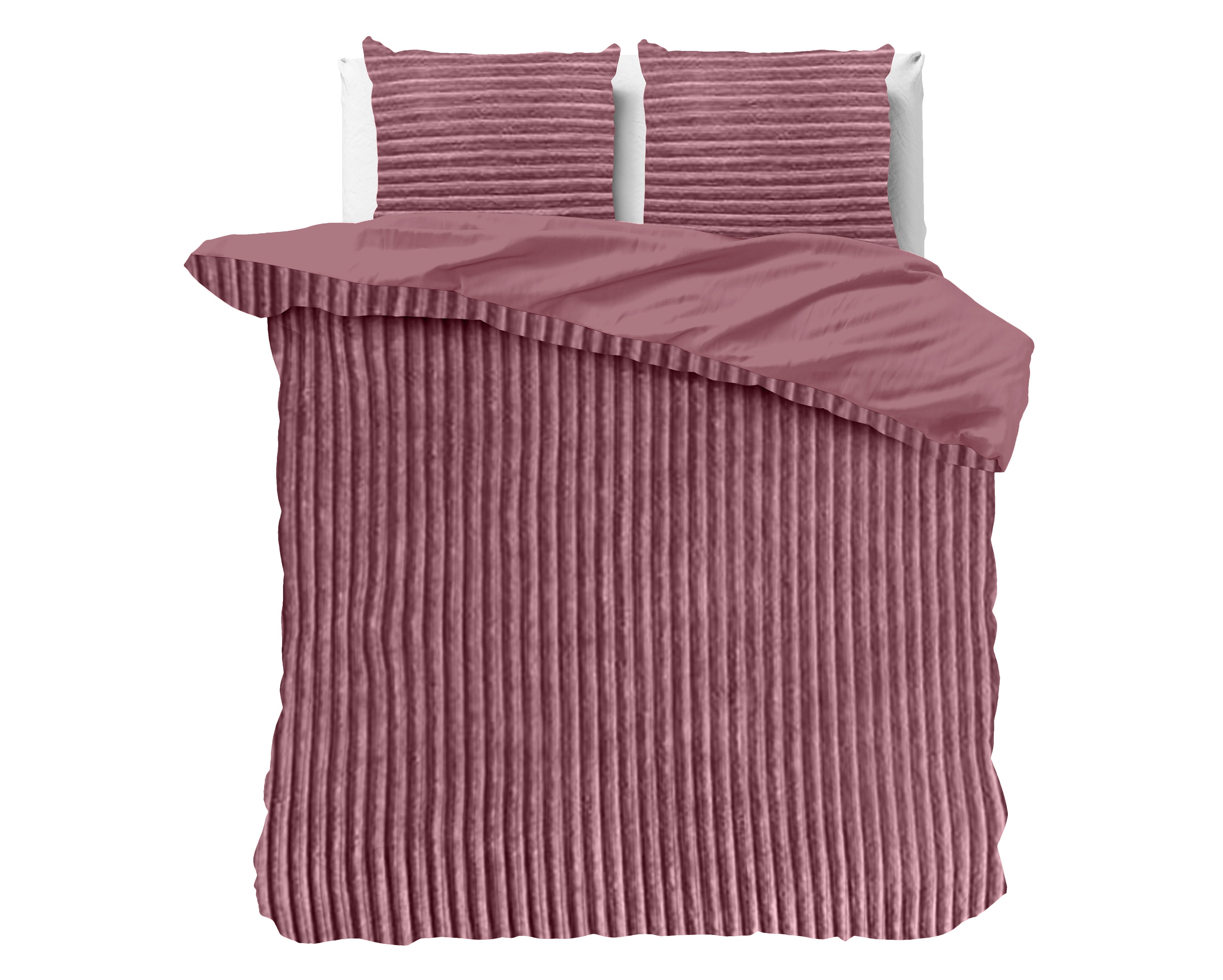 Posteljnina Rib Teddy roza